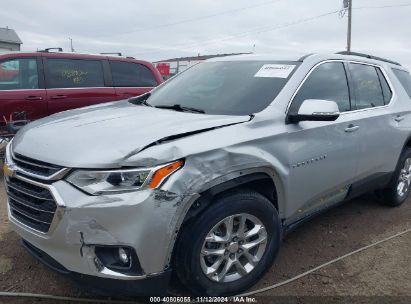 Lot #3030609956 2021 CHEVROLET TRAVERSE FWD LT CLOTH