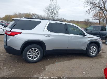 Lot #3030609956 2021 CHEVROLET TRAVERSE FWD LT CLOTH