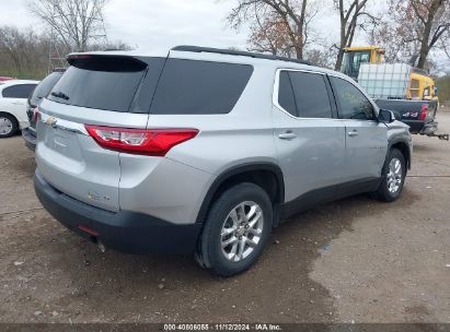 Lot #3030609956 2021 CHEVROLET TRAVERSE FWD LT CLOTH