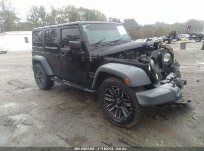 Lot #3051077495 2016 JEEP WRANGLER UNLIMITED SPORT