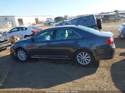 Lot #2992832288 2012 TOYOTA CAMRY HYBRID XLE