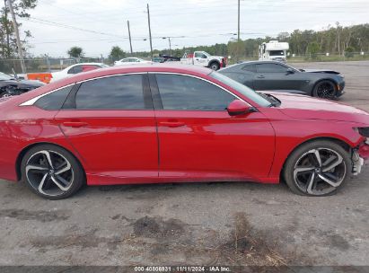 Lot #2995294491 2019 HONDA ACCORD SPORT