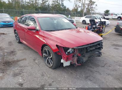 Lot #2995294491 2019 HONDA ACCORD SPORT