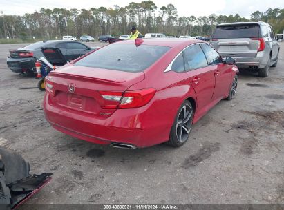 Lot #2995294491 2019 HONDA ACCORD SPORT