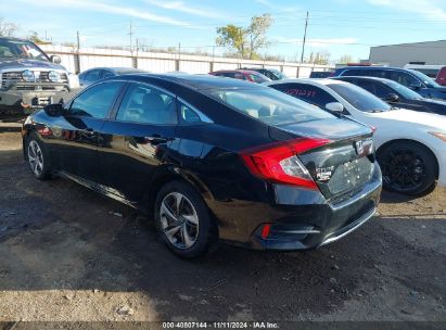 Lot #3053063453 2019 HONDA CIVIC LX