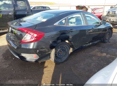 Lot #3053063453 2019 HONDA CIVIC LX