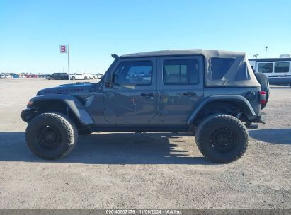 Lot #2995292646 2021 JEEP WRANGLER UNLIMITED RUBICON 4X4