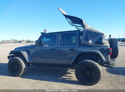 Lot #2995292646 2021 JEEP WRANGLER UNLIMITED RUBICON 4X4