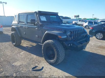 Lot #2995292646 2021 JEEP WRANGLER UNLIMITED RUBICON 4X4