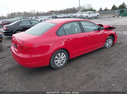 Lot #2997770951 2012 VOLKSWAGEN JETTA 2.0L S