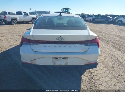 Lot #2992828965 2021 HYUNDAI ELANTRA SE