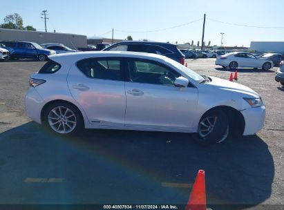 Lot #2992832277 2012 LEXUS CT 200H PREMIUM