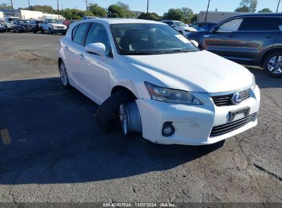 Lot #2992832277 2012 LEXUS CT 200H PREMIUM