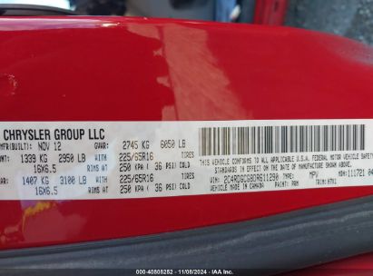 Lot #2995294695 2013 DODGE GRAND CARAVAN SXT