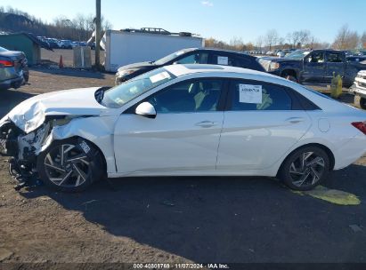 Lot #3006595623 2024 HYUNDAI ELANTRA SEL