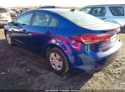 Lot #3005345385 2018 KIA FORTE LX