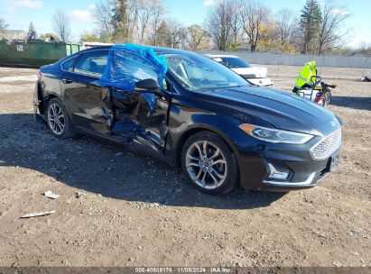 Lot #3042569629 2020 FORD FUSION HYBRID TITANIUM