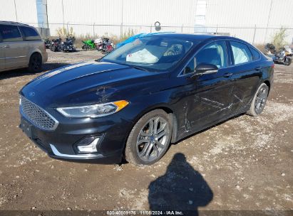 Lot #3042569629 2020 FORD FUSION HYBRID TITANIUM