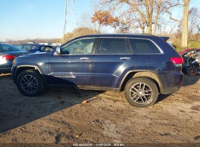 Lot #3035072598 2017 JEEP GRAND CHEROKEE LIMITED 4X4