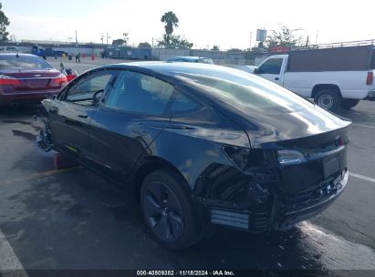 Lot #3035094758 2023 TESLA MODEL 3 REAR-WHEEL DRIVE