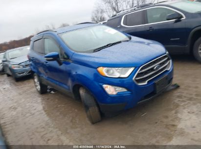 Lot #2995294669 2020 FORD ECOSPORT SE