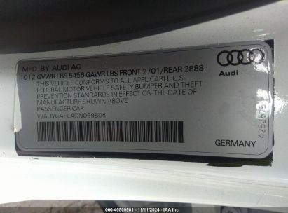 Lot #3051077482 2013 AUDI A7 3.0T PREMIUM