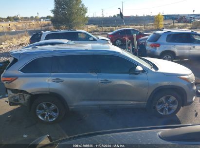 Lot #3035089353 2015 TOYOTA HIGHLANDER LIMITED V6