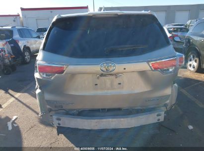 Lot #3035089353 2015 TOYOTA HIGHLANDER LIMITED V6