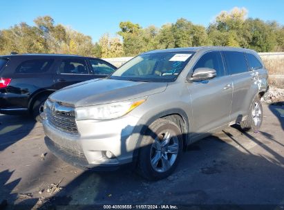 Lot #3035089353 2015 TOYOTA HIGHLANDER LIMITED V6