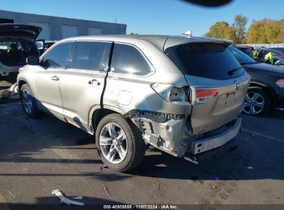 Lot #3035089353 2015 TOYOTA HIGHLANDER LIMITED V6