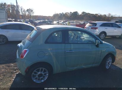 Lot #2992821714 2015 FIAT 500C POP