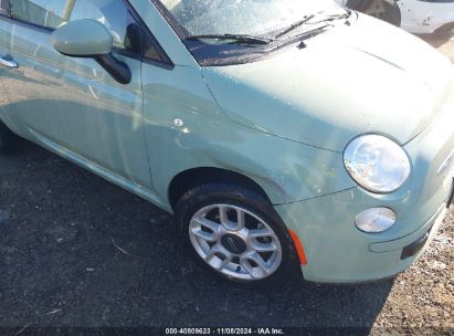 Lot #2992821714 2015 FIAT 500C POP