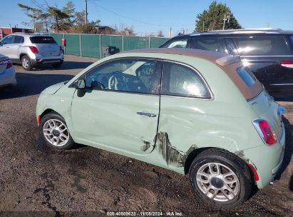 Lot #2992821714 2015 FIAT 500C POP