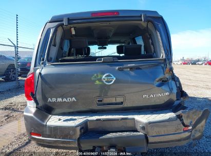 Lot #3035083780 2011 NISSAN ARMADA PLATINUM