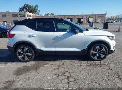 Lot #3004094711 2021 VOLVO XC40 RECHARGE PURE ELECTRIC P8