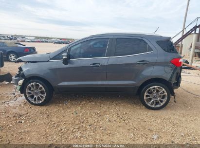 Lot #3035083749 2021 FORD ECOSPORT TITANIUM