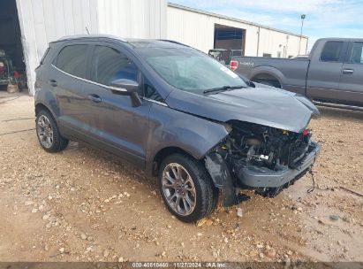 Lot #3035083749 2021 FORD ECOSPORT TITANIUM