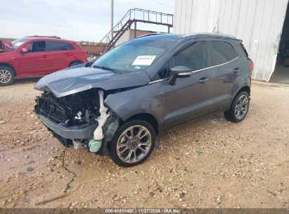 Lot #3035083749 2021 FORD ECOSPORT TITANIUM