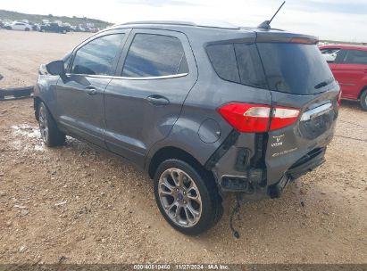 Lot #3035083749 2021 FORD ECOSPORT TITANIUM