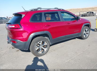 Lot #3035094750 2014 JEEP CHEROKEE TRAILHAWK