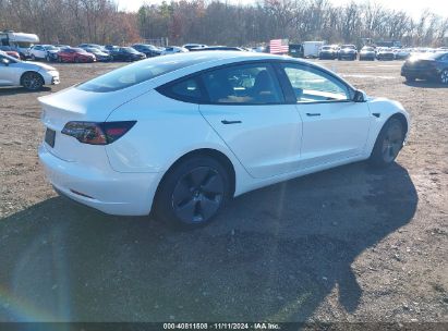 Lot #3034472693 2023 TESLA MODEL 3 REAR-WHEEL DRIVE