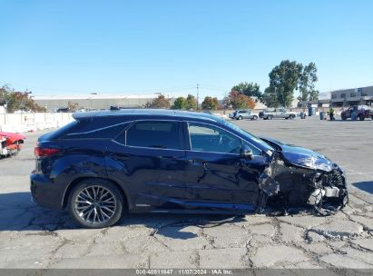 Lot #2992832257 2022 LEXUS RX 450H F SPORT HANDLING