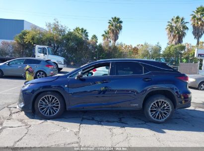 Lot #2992832257 2022 LEXUS RX 450H F SPORT HANDLING