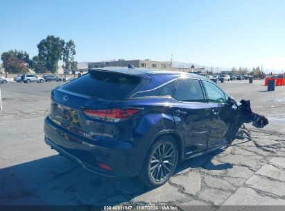 Lot #2992832257 2022 LEXUS RX 450H F SPORT HANDLING