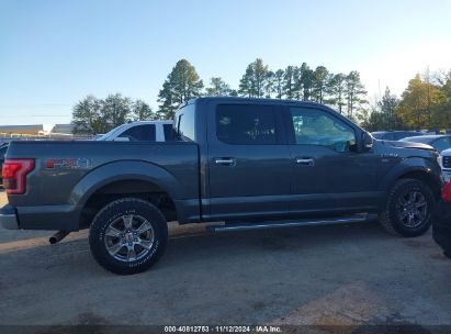 Lot #3035083651 2016 FORD F-150 XLT