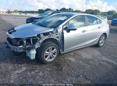 Lot #3035072438 2018 CHEVROLET CRUZE LT AUTO