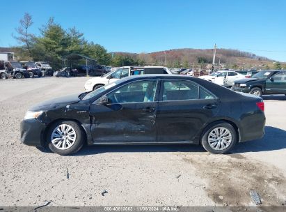 Lot #3037544803 2014 TOYOTA CAMRY HYBRID LE