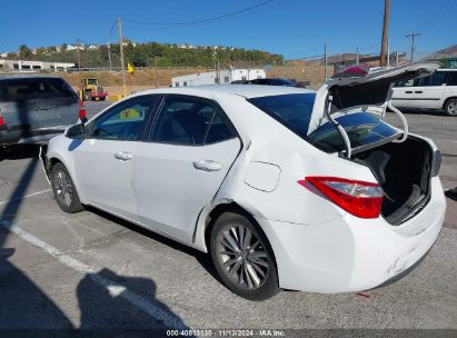 Lot #3035094736 2015 TOYOTA COROLLA LE PLUS