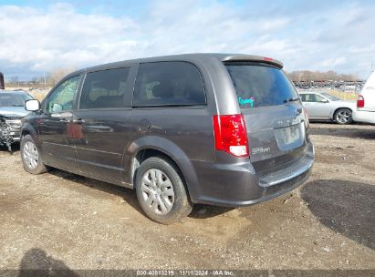 Lot #3020797144 2015 DODGE GRAND CARAVAN SE