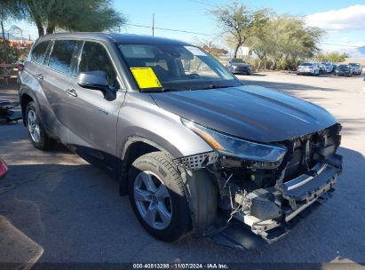 Lot #3035089343 2021 TOYOTA HIGHLANDER HYBRID LE